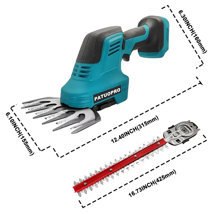 Taille-haie électrique sans fil 2 en 1