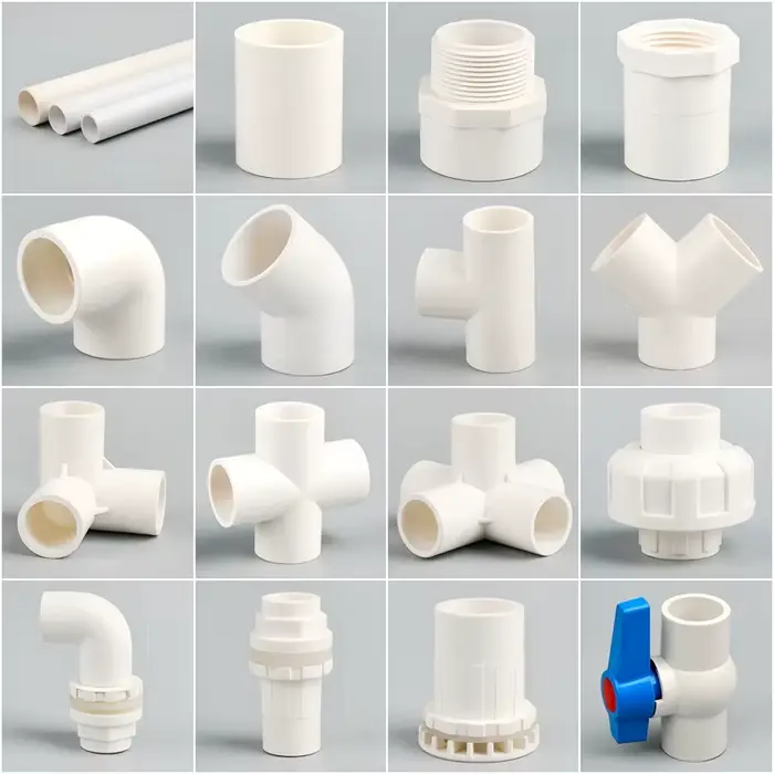 Connecteurs de tuyaux en PVC blanc, 20 ~ 63mm, coude droit, alimentation en eau pour Aquarium, 4 5 6