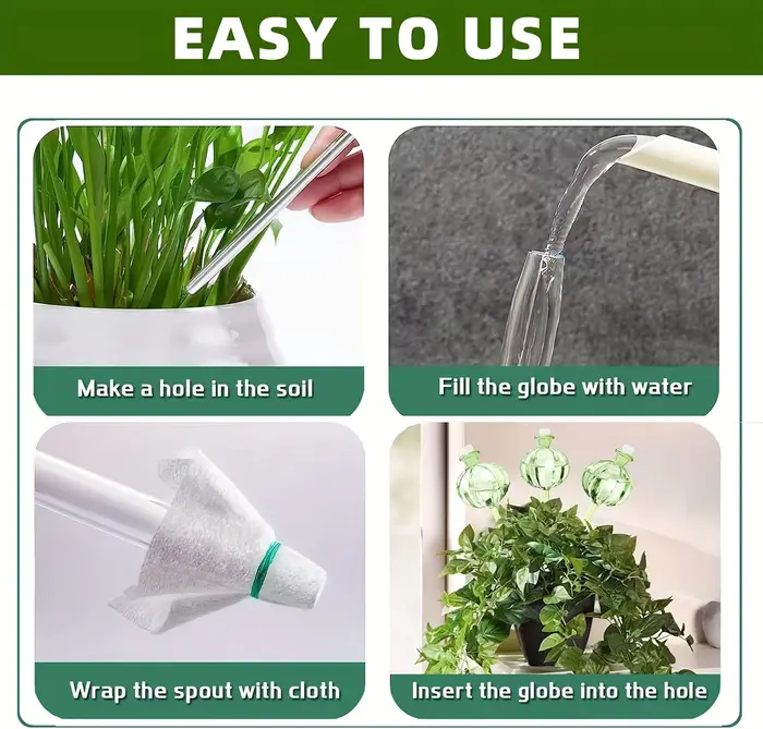 Dispositif d'arrosage automatique pour plantes en forme de Cactus