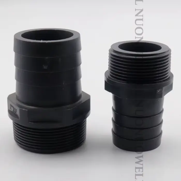 Connecteur de filetage mâle en plastique, pagode O.D 16 ~ 50mm à 1 "~ 2", raccords de tuyaux d'irrig