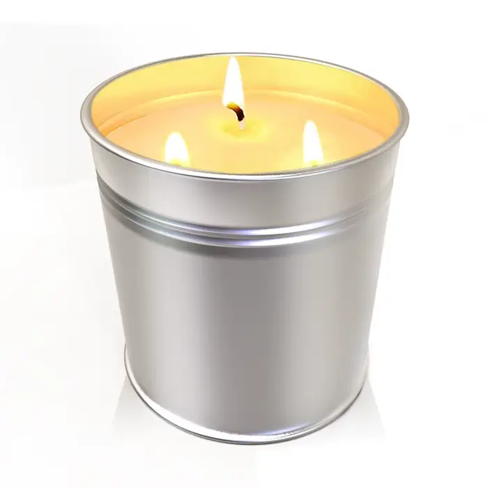 Bougies à citronnelle d'extérieur, bougies en pot parfumées pour la maison, bougies à citronnelle d'