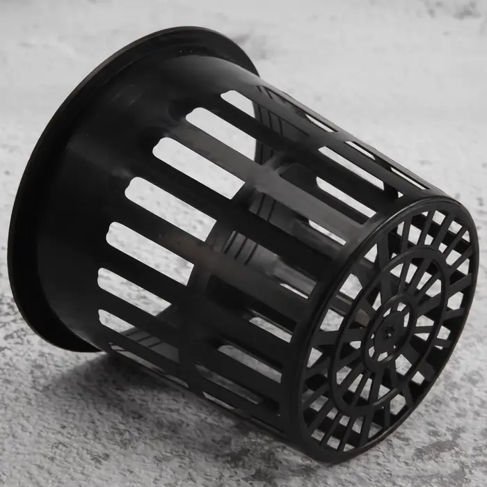 ABDR-15 Pack 4 pouces Net tasses fente maille large lèvre filtre plante Net Pot seau panier pour la 
