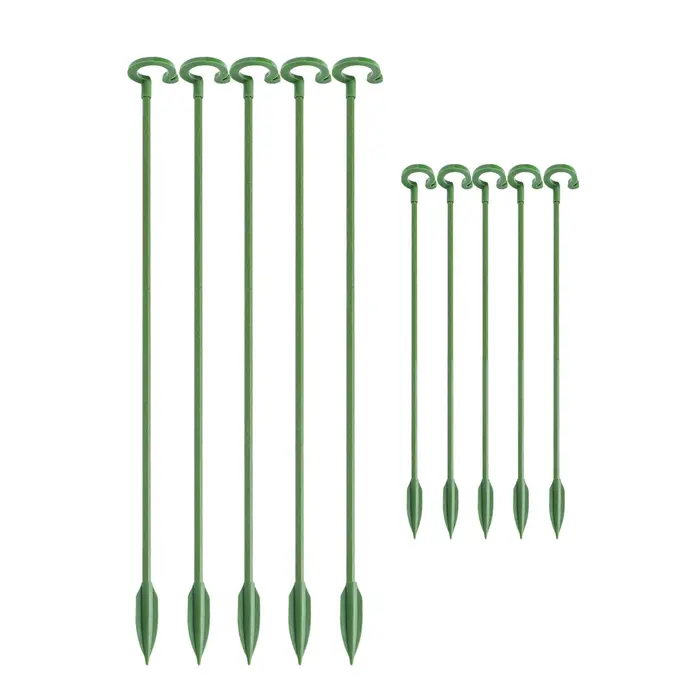 Supports de plantes en plastique réutilisables, support de fleurs, outil de protection en fibre, fou