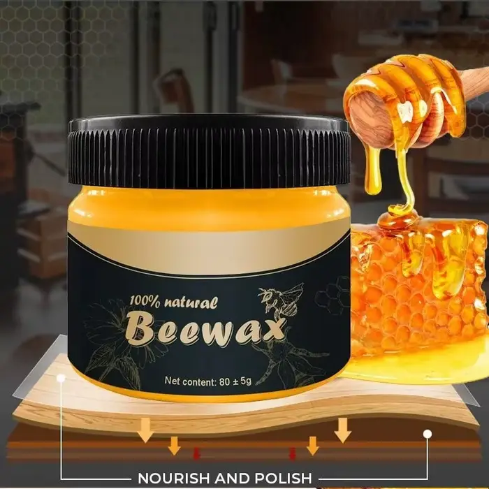 Cire d'abeille pour l'entretien du bois