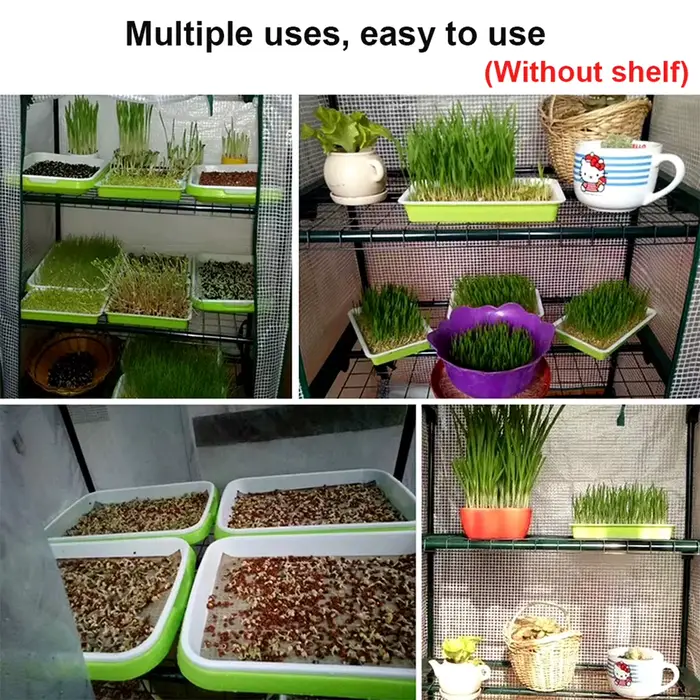 Mini couvercle de serre de jardin à 4 niveaux