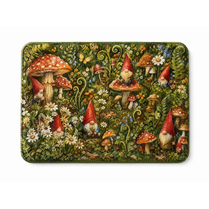 Tapis de sol Garden Gnomes Comeback 2026, adapté à la décoration des salons et des entrées de chambr