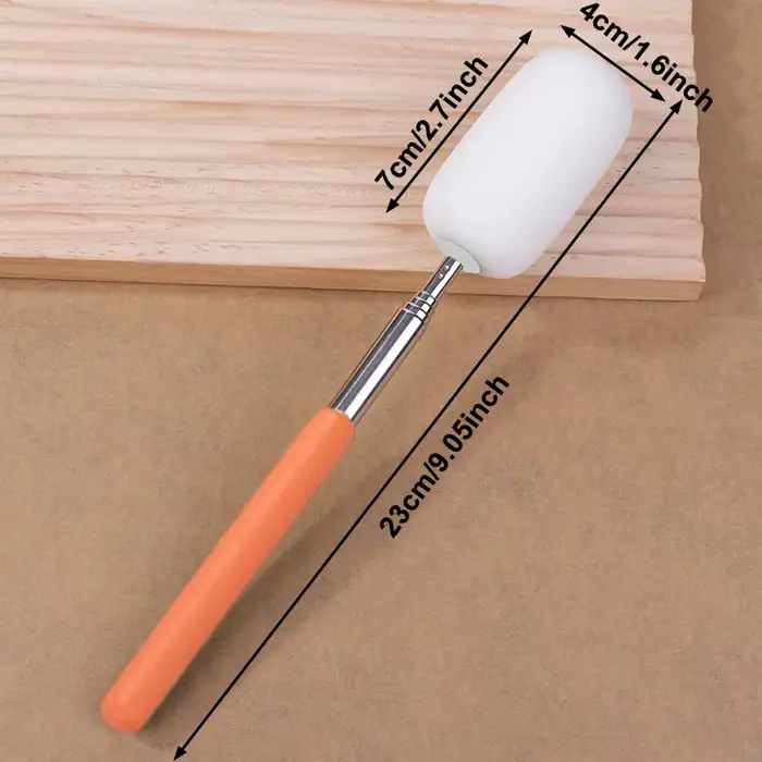 Bâton télescopique en éponge absorbante pour poterie, Sculpture, porte-éponge, bâton de lancer en cé