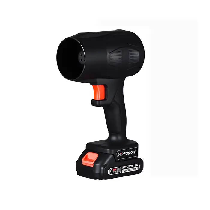 Souffleur à feuilles sans fil HIPPCRON 21V, souffleur électrique portatif léger pour le jardin, la m