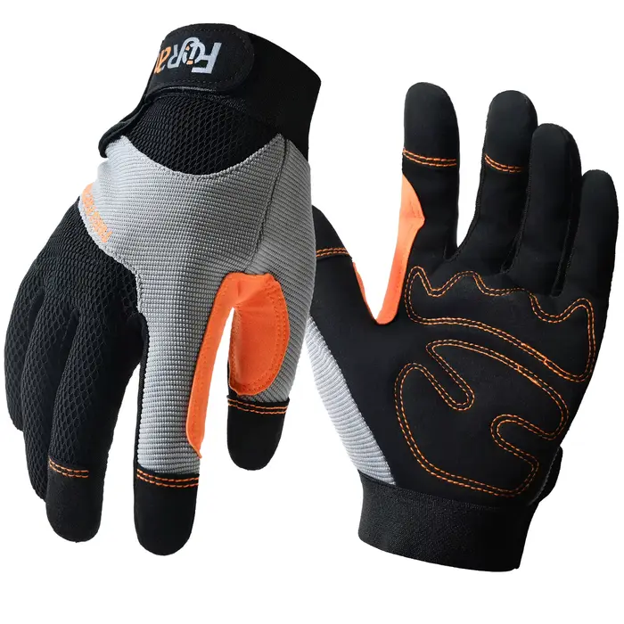 1 paire de gants de travail utilitaires pour écran tactile pour hommes et femmes, respirants, pour C