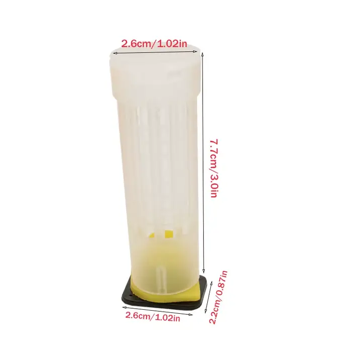 100 pièces en gros apiculture reine abeille système d'élevage Cages de Protection outils en plastiqu