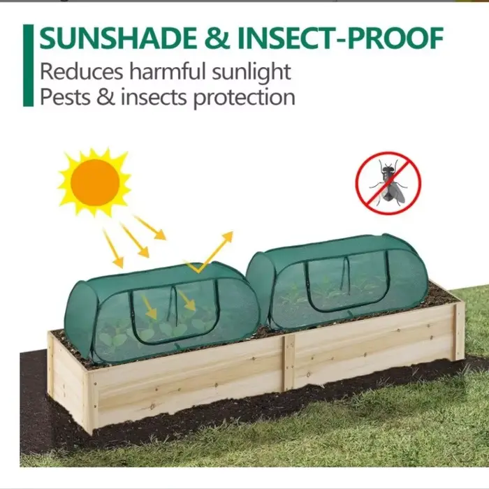 Couverture de protection pour plantes en PVC transparent, isolante, imperméable, pour serre, barrière anti-insectes et oiseaux, pliable