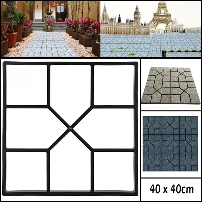 Moule en béton DIY pour pavés de jardin