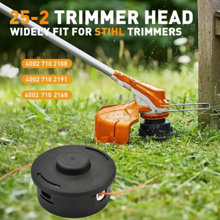 Tête de coupe 25-2 pour débroussailleuses Stihl FS90 FS90R FS55 FS56 FS56RC FS70 FS80 FS110 FS130 FS88 FS100 FS100R FS106 FS108