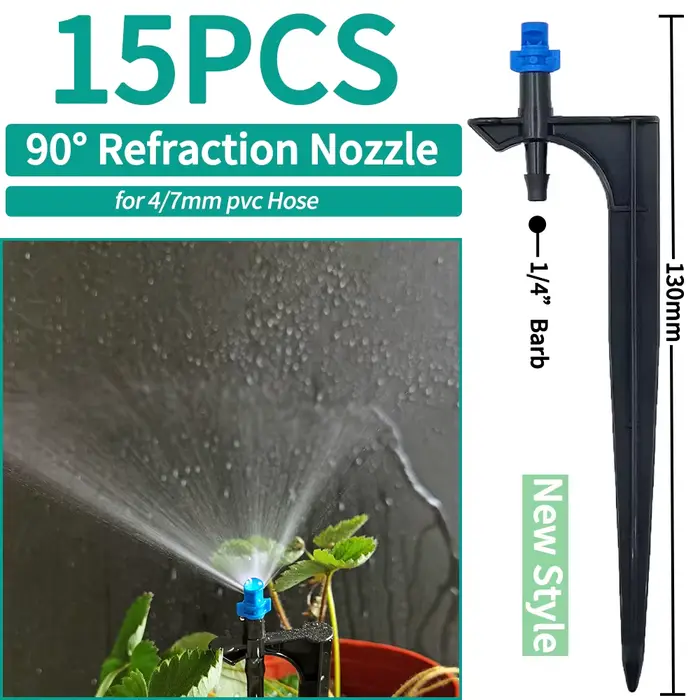 Oasis 15 pièces arrosage de jardin goutte à goutte arroseur buse de brumisation sur piquet goutteur 