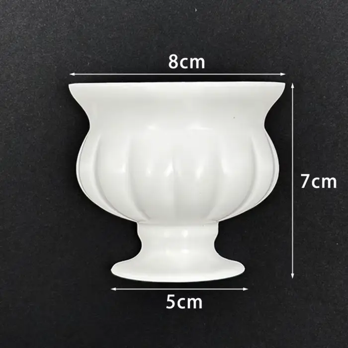 Nouveau vase mural demi-mur style peinture à l'huile française blanc, pour arrangement floral DIY, p