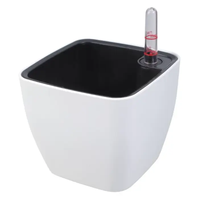 Pots de fleurs auto-arrosants avec dispositif de niveau d'eau, jardinière automatique, absorbant l'e