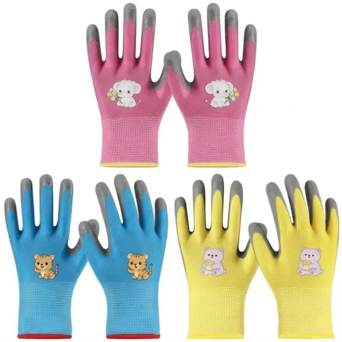 Gants de jardinage pour enfants de 3 à 10 ans