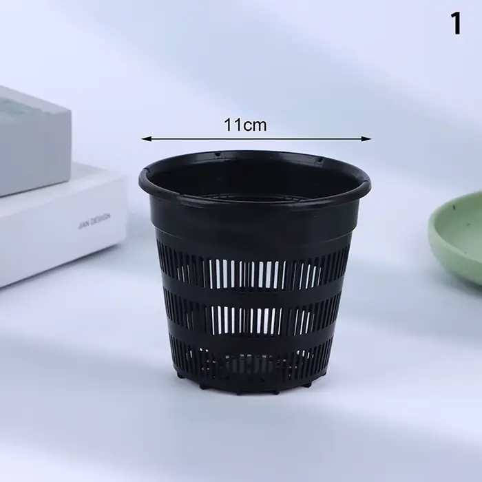 Pot de fleur spécial orchidée papillon 11cm 14cm, 1 pièce, avec trou latéral, tasse en filet, panier