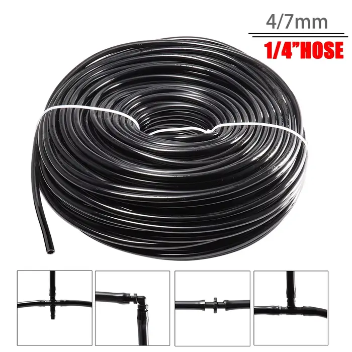 Arrosage de jardin 4/7mm tuyau PVC Micro