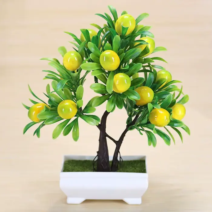 Bonsaï Orange Artificiel en Pot