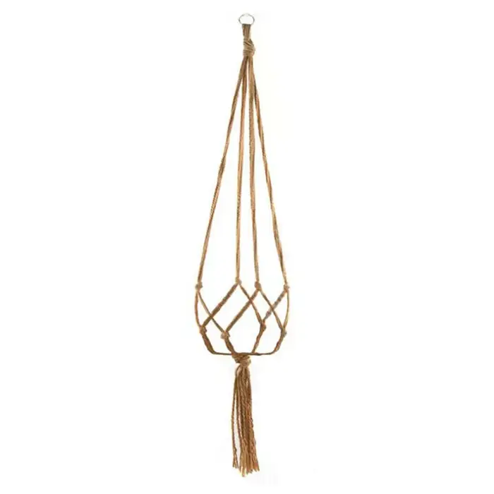 ConfronPlant-Cintre de plante en macramé fait à la main, pot de fleur, jardinière, cintre, décor mur