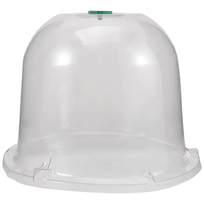 Cloche de jardin en plastique transparente avec ventilation pour protéger les plantes et les légumes contre