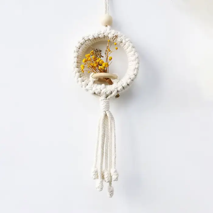 Porte-plante à Air en macramé, tenture murale, décor Boho, Pot de fleur, Pots de jardin de ferme, ja