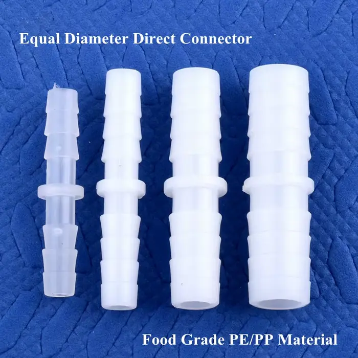 5 à 200 pièces, 4 à 14 mm, raccords directs en plastique de qualité alimentaire, connecteurs de pomp
