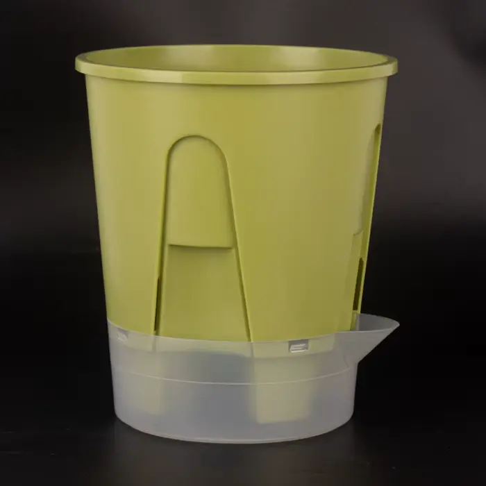 Pot de fleurs auto-absorbant en plastique, stockage d'eau, pot de fleurs épais et respirant, grande 