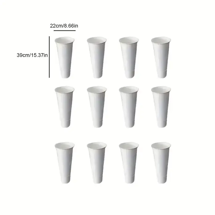 Lot de 12 supports de présentation pour fleurs