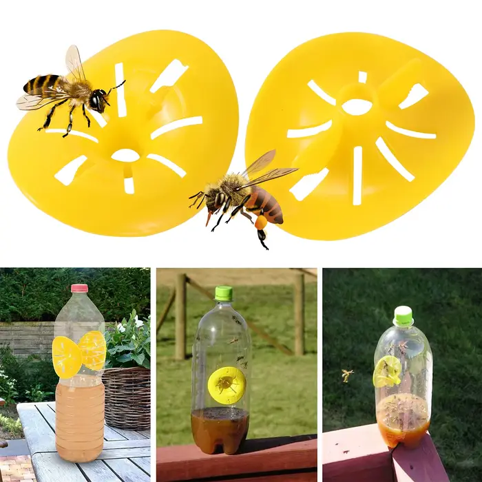 Piège à guêpes en forme de fleur, piège à insectes volants, entonnoir, tueur d'abeilles, jardin, mai