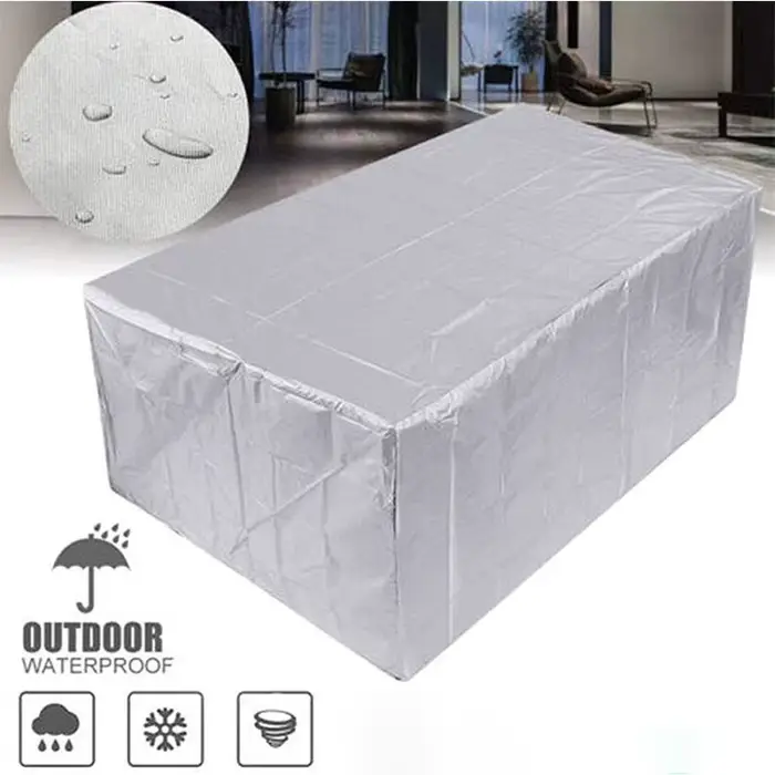 Housse de protection imperméable pour meubles d'extérieur, 210D, pour terrasse, jardin, Table, pluie