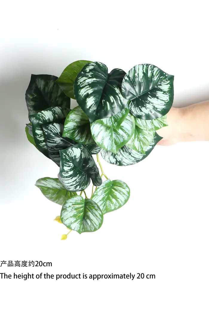 Plantes artificielles en pot Monstera, 7 styles, feuillage réaliste pour la décoration murale DIY, d