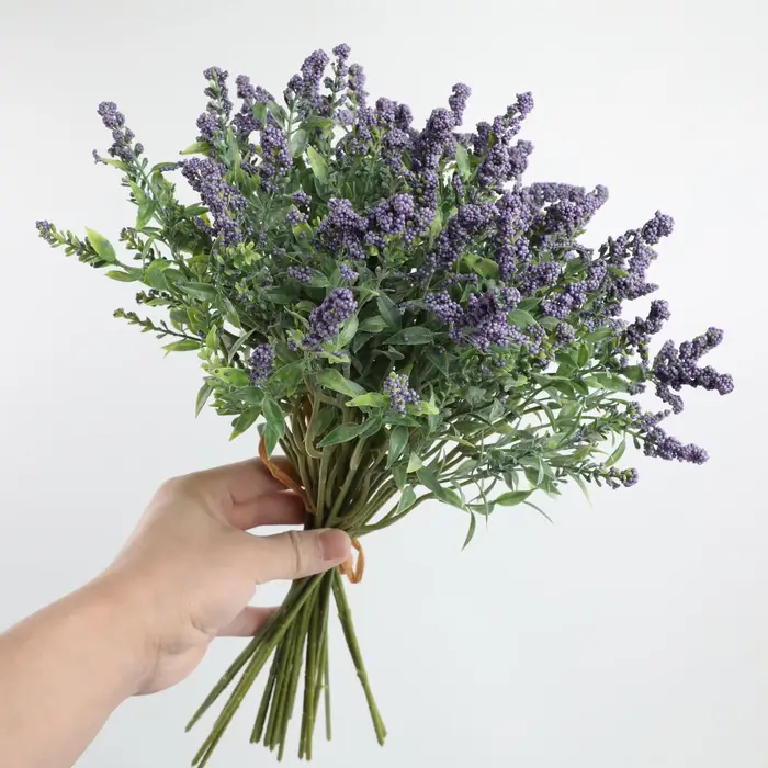 Bouquet de fleurs artificielles, 12 pièces/bouquet, décoration de mariage, hortensia rose, accessoir