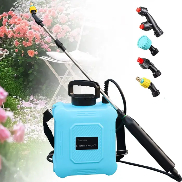 Pulvérisateur électrique de jardin 5L/8L, grande capacité, portable, multi-usages, haute pression, p