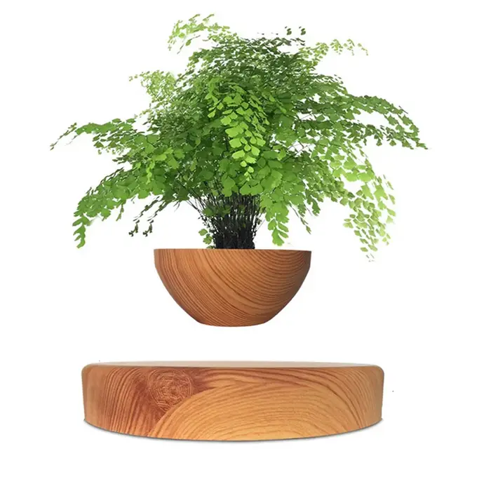 Pot de bonsaï à Air en lévitation, Pot de fleur rotatif, jardinières à Suspension magnétique, Pot fl