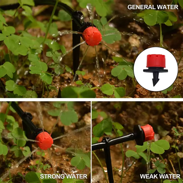 Tuyau d'arrosage de jardin en PVC, micro tuyau d'irrigation goutte à goutte, arroseur de tube, 100 e