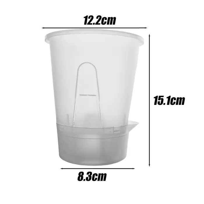 Pot de fleurs auto-arrosant avec plateau, système d'arrosage automatique pour plantes d'extérieur, p