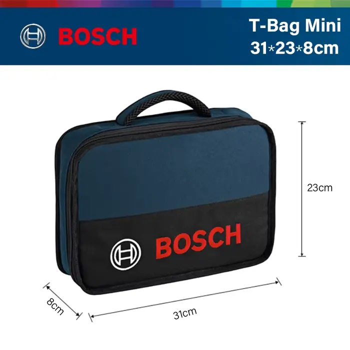 ‌ Bosch dernier sac à outils stockage outils électriques renforcé robuste toile sac de transport t-b