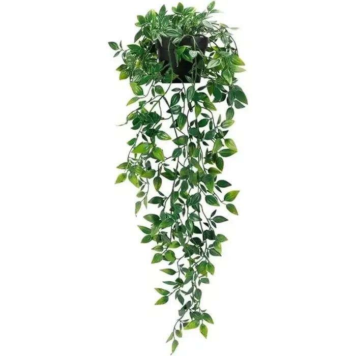 Plantes de lierre artificielles, feuille en plastique non avec pots, mariage, nouvel an, noël, pour 