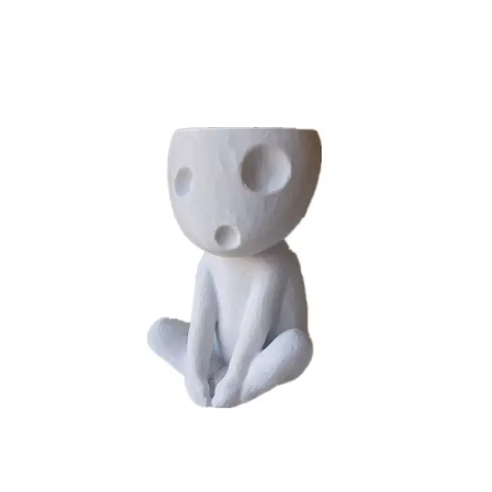 Pot de jardinière d'elfes d'arbre Kawaii, Pot de jardinage Kodama, petit support de plante à Air, Po