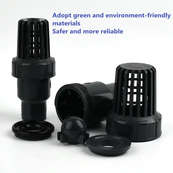 I.D 20 ~ 200mm vanne de fond UPVC avec pompe à eau de contrôle sortie d'entrée d'eau filtre UPVC Aqu