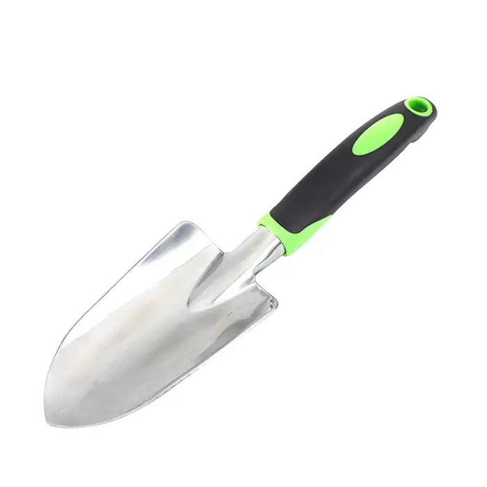 Outil de jardin TOP-MAX : pelle à main, râteau avec poignée ergonomique, outil de jardinage pour pel