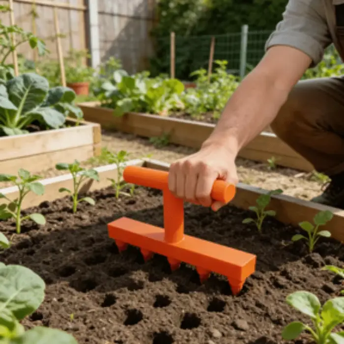 Perforateur de semis pour jardinage, Perforateur de semis de légumes et de fleurs domestique, Outil 