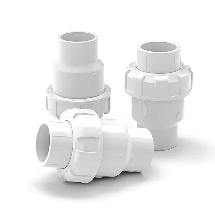 Clapet anti-retour à bille en PVC 20 ~ 110mm, tuyau d'égout, Valve à clapet de retour unidirectionne