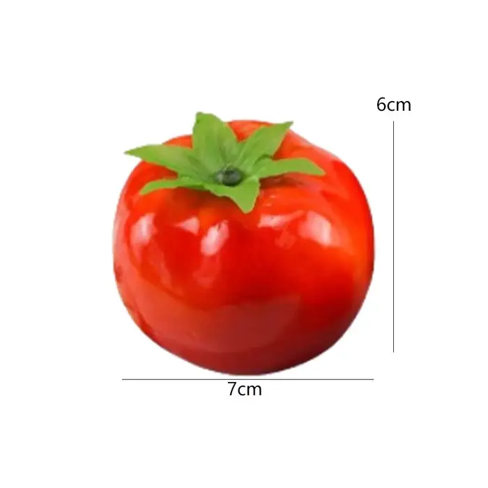 Mini Ornement en Mousse Artificielle en Forme de Tomate, Mignonne Simulation Réaliste de Tomate, Art