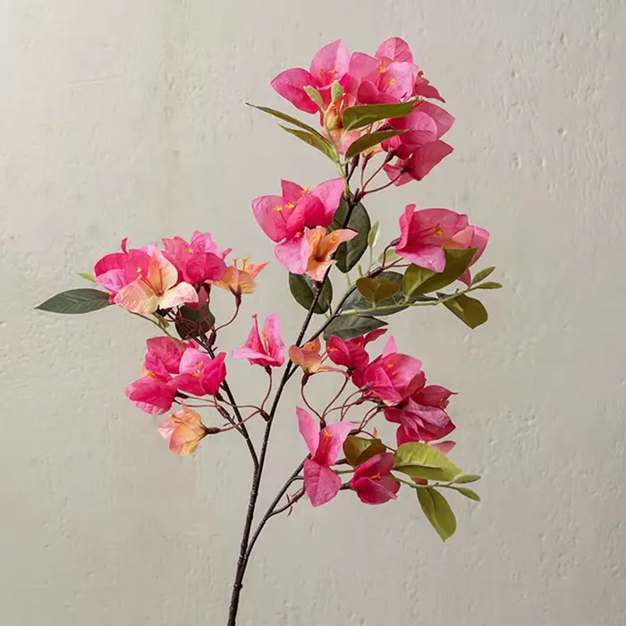 Bougainvilliers artificiels de 75 cm, style INS, journal de lune, fausses fleurs pour la décoration 