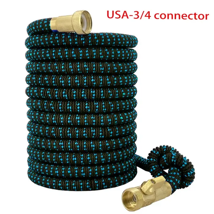 Tuyau magique extensible pour l'arrosage et le nettoyage du jardin, connecteur 3/4 ", tête d'arrosag