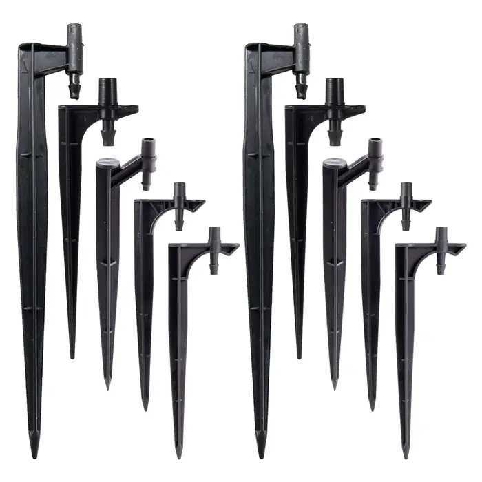 Support de buse avec tête d'arrosage, longueur 10/13/14/15/20cm, 7.5mm à 4/7mm, raccord rapide d'ins