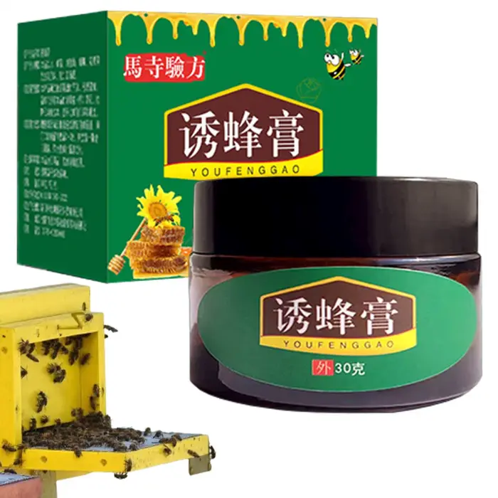 Baume attractif pour abeilles charpentières, 30g, ingrédients entièrement naturels, attire efficacem